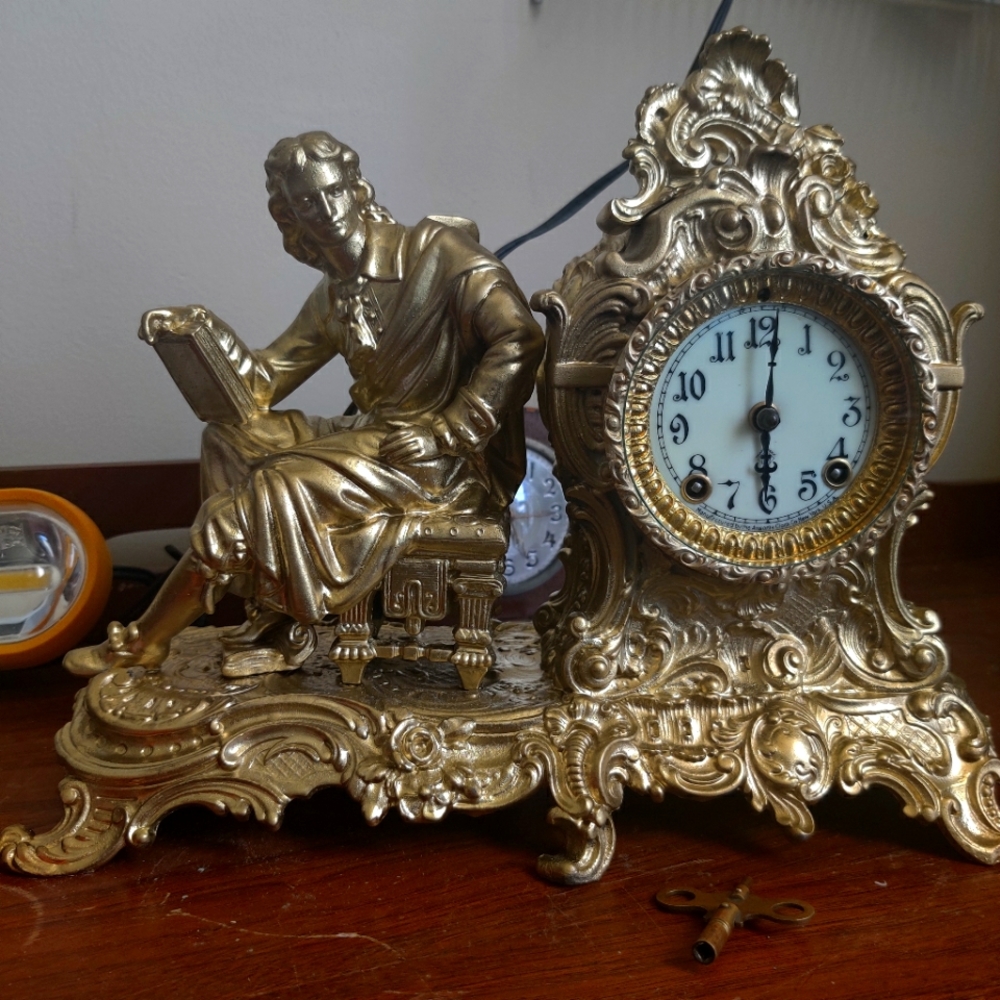 Ansonia Cast Iron Clock